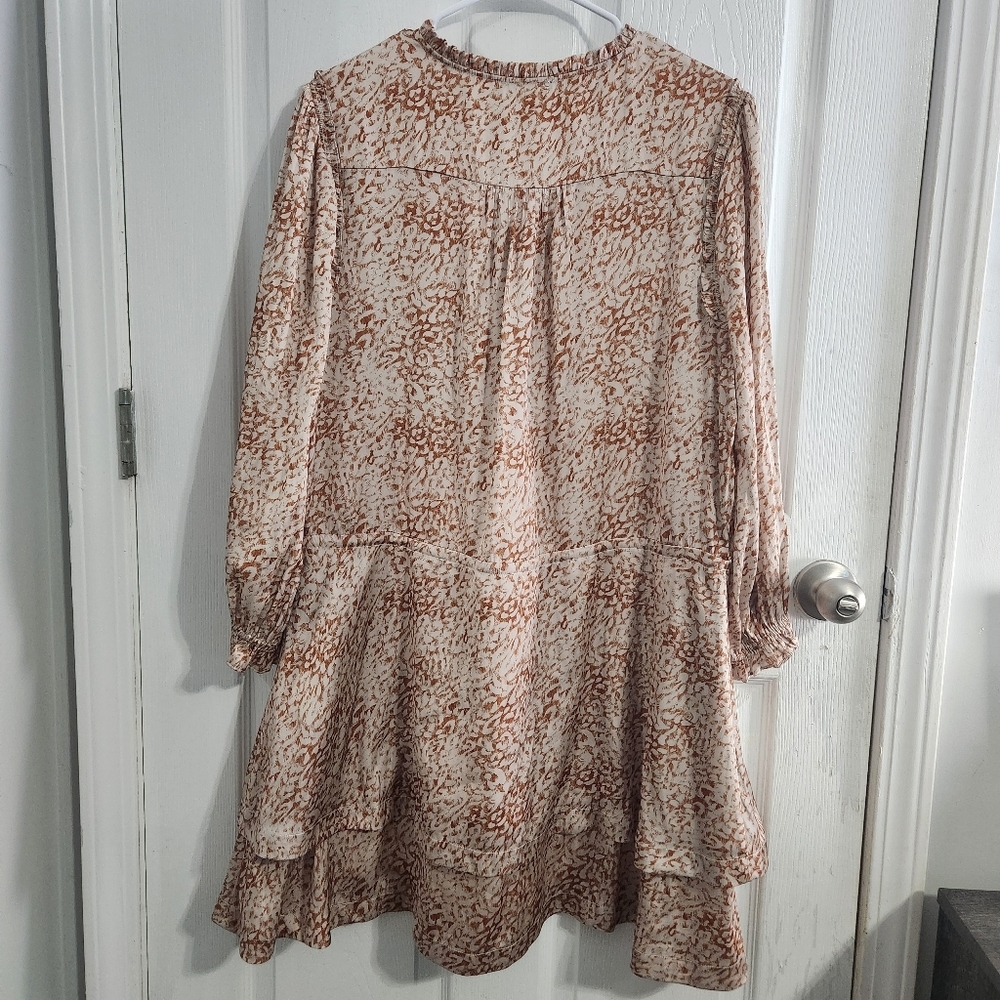 Paige Kaylene Dress Revolve satin animal print boho Coquette maximalist XL - Picture 14 of 15